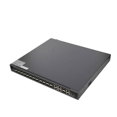 Εισαγωγή 36V 10g Epon Olt 20km μετάδοση Gepon Gpon Olt 16 λιμένων