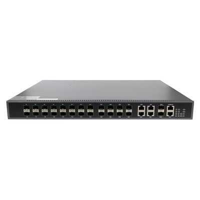 Εισαγωγή 36V 10g Epon Olt 20km μετάδοση Gepon Gpon Olt 16 λιμένων