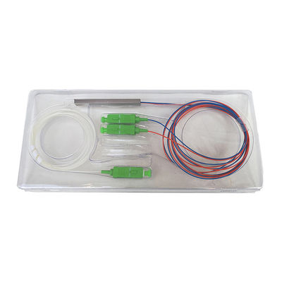 Συνδετήρας Sc θραυστών 1x2 1650nm οπτικών ινών Gpon σωλήνων χάλυβα