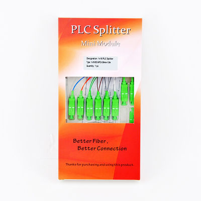 FTTH 1x16 οπτικών ινών PLC ομοιόμορφη δύναμη GPON καλωδίων θραυστών παθητική