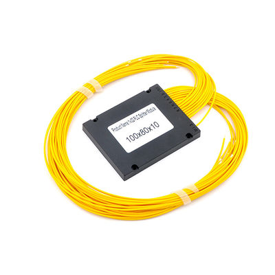 A132 ενιαίος θραύστης 3.0mm PLC οπτικών ινών τρόπου μαύρο πλαστικό ενότητας κασετών
