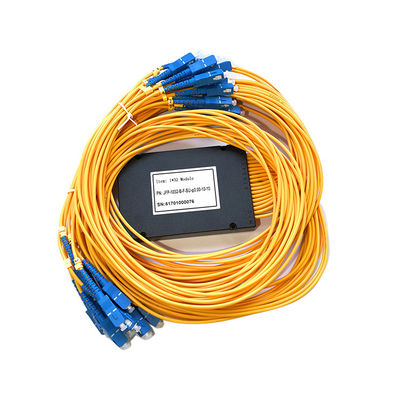 A132 ενιαίος θραύστης 3.0mm PLC οπτικών ινών τρόπου μαύρο πλαστικό ενότητας κασετών