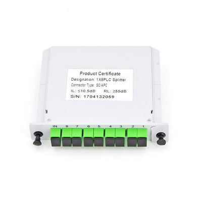 Μορφωματικός θραύστης 1x8 PLC οπτικών ινών που παρεμβάλλει χαμηλό PDL Divisor de Fibra
