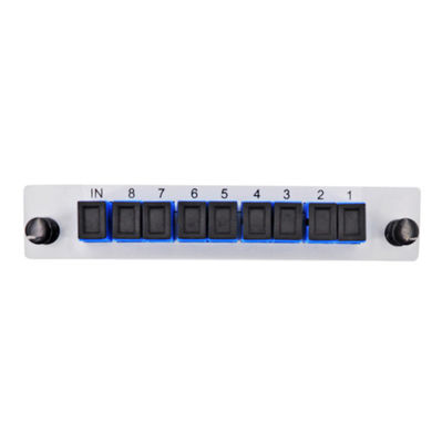 Οπτικός συνδετήρας χαμηλό PDL θραυστών UPC Gpon 1x8 καρτών κασετών