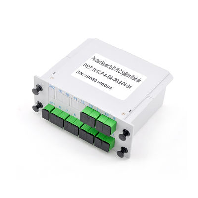 PLC C112SA σκοινιού 1x12 θραυστών οπτικών καλωδίων εξοπλισμού 1650nm FTTH
