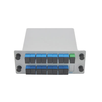 APC θραυστών PLC οπτικών ινών διαιρετών 1x16 κασετών χαμηλή απώλεια εισαγωγής
