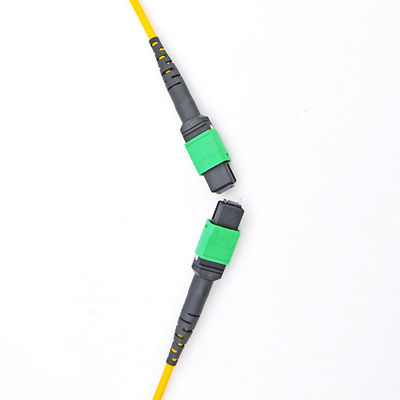 APC UPC MPO διπλή SM Usconec μπαλωμάτων σκοινιού ROHS MTP μπαλωμάτων χαμηλή απώλεια καλωδίων