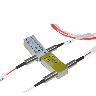 1x1 μηχανικός οπτικός διακόπτης διακοπτών 5V DWDM MUX DEMUX μη που κλείνει με το μάνταλο