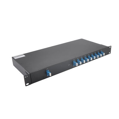 FTTH 16 χαμηλή απώλεια εισαγωγής καναλιών DWDM MUX DEMUX FC LC