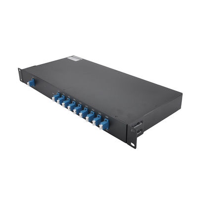 FTTH 16 χαμηλή απώλεια εισαγωγής καναλιών DWDM MUX DEMUX FC LC