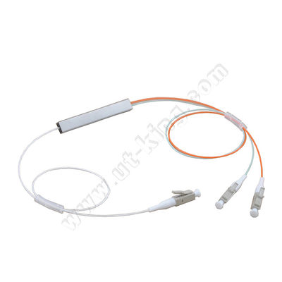 Συμπαγής θραύστης PLC σωλήνων χάλυβα ινών FTTH OM3 1x2