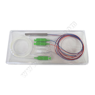 Μίνι 1x2 θραύστης PLC ινών FTTH με το συνδετήρα SC/APC