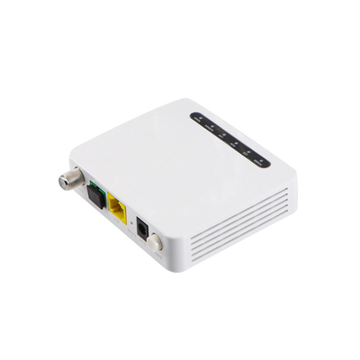 1GE λιμένας XPON CATV ONU 12V 0.5A για το δίκτυο FTTH