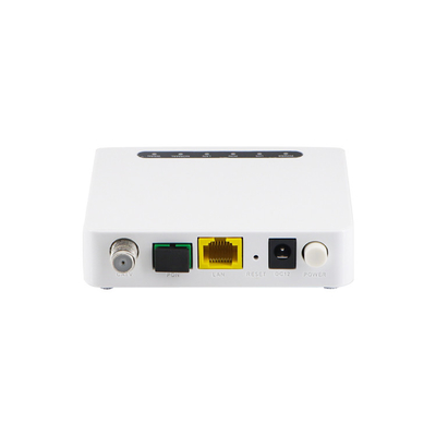 1GE λιμένας XPON CATV ONU 12V 0.5A για το δίκτυο FTTH