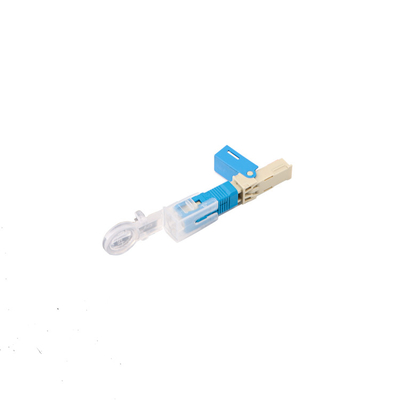 Γρήγορος συνδετήρας οπτικών ινών Sc UPC μήκους FTTH 50MM