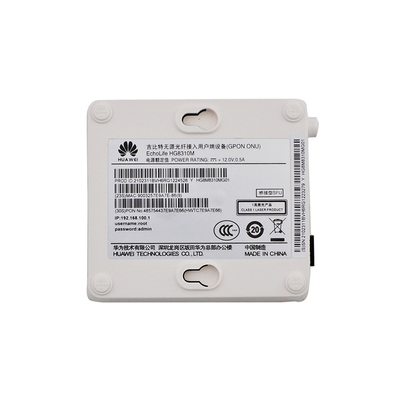 Αγγλικό υλικολογισμικό Huawei HG8310M 1GE GPON ONU ONT τύπων γεφυρών FTTH